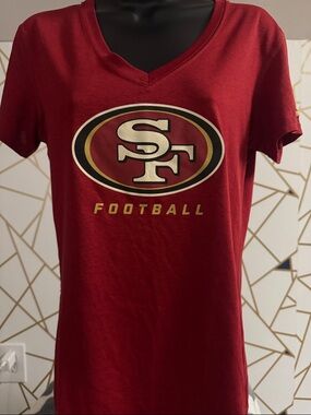 NFL Red Dri-FIT Team Apparel Tee with White Logo